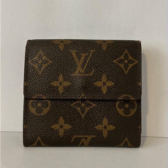 07 Louis Vuitton Monogram Porto Monevier Cardi Double Hook Trifold Wallet Unisex - Picture 3 of 17